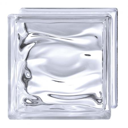 Стеклоблок осветленное стекло Opti White аква