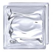 Стеклоблок осветленное стекло Opti White аква
